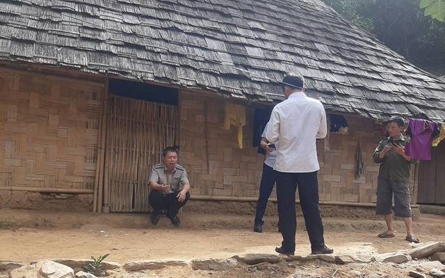 Chi cục THADS huyện Mường Lát xác minh điều kiện thi hành án tại xã đặc biệt khó khăn