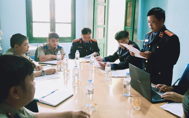 VKSN huyện Kiểm sát trực tiếp tại Chi cục THADS huyện Mường Lát