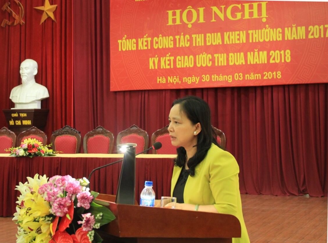 Khối thi đua các bộ, ban, ngành Nội chính Trung ương: Tổng kết công tác thi đua, khen thưởng năm 2017, ký kết giao ước thi đua năm 2018
