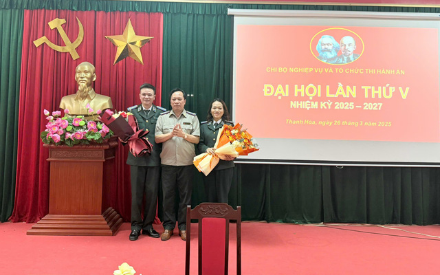 Đại hội Chi bộ Nghiệp vụ và tổ chức thi hành án lần V, nhiệm kỳ 2025-2027