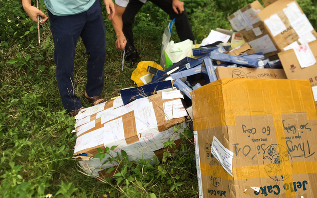 Chi cục THADS thị xã Nghi Sơn tiến hành tiêu hủy tang vật tháng 01/2024