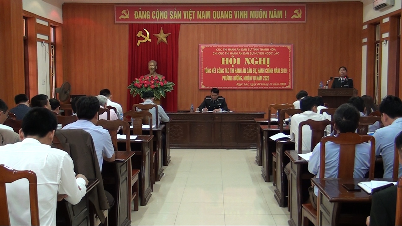 Chi cục THADS huyện Ngọc Lặc triển khai kế hoạch công tác năm 2020
