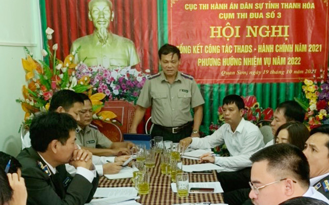 Cụm thi đua số 03 tổ chức Hội nghị tổng kết đánh giá công tác THADS, HC năm 2021