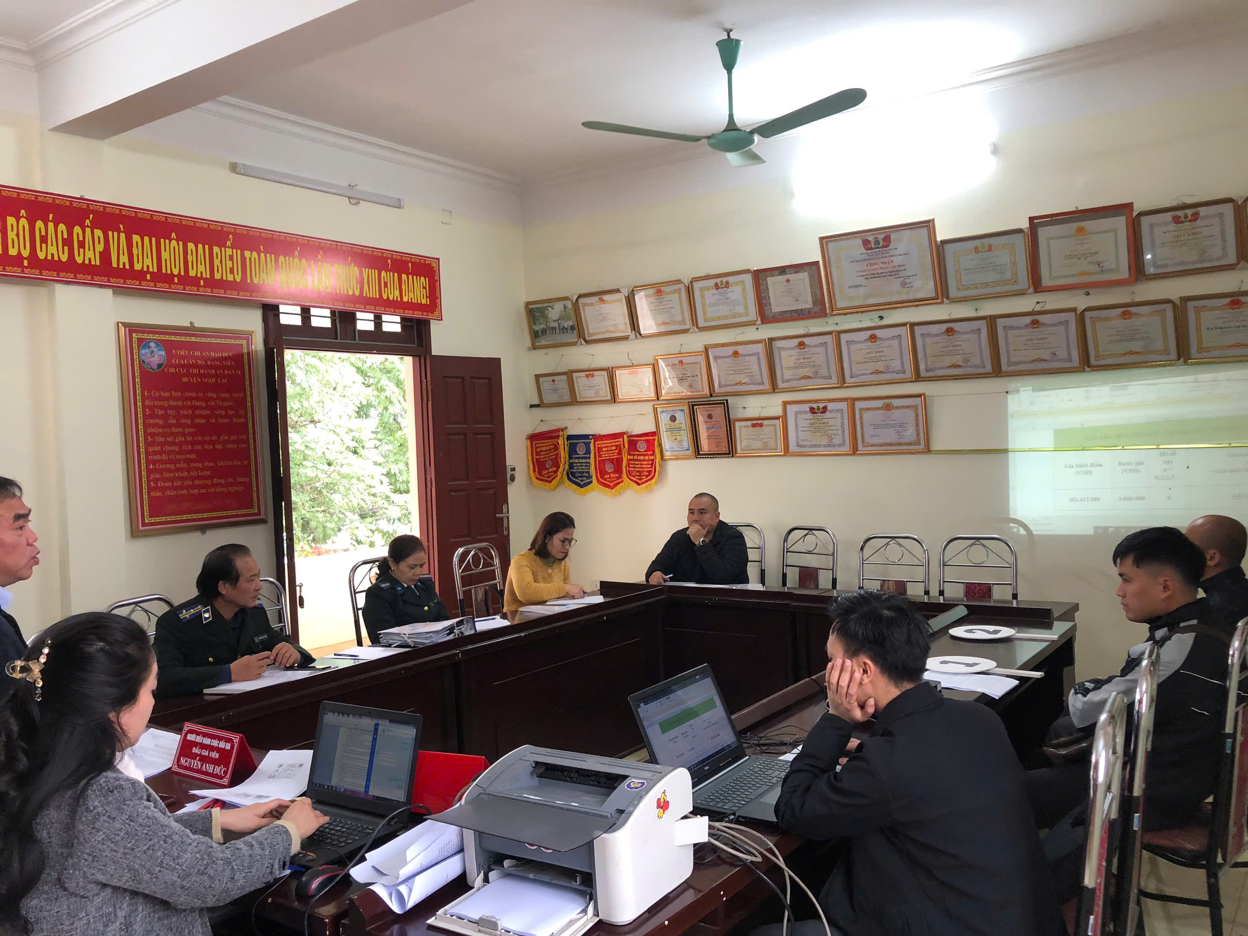 THADS Ngọc lặc: bán đấu giá tài sản đảm bảo thành công