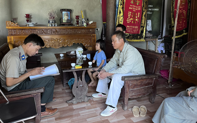 Như Xuân: thi hành án việc giao con thành công