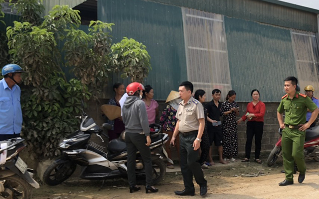 Chi cục THADS huyện Nông Cống tạm giữ tài sản để đảm bảo thi hành án