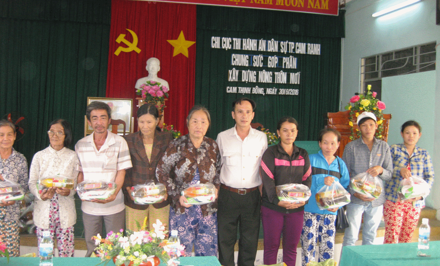 Các Chi cục Thi hành án dân sự chung sức góp phần xây dựng nông thôn mới