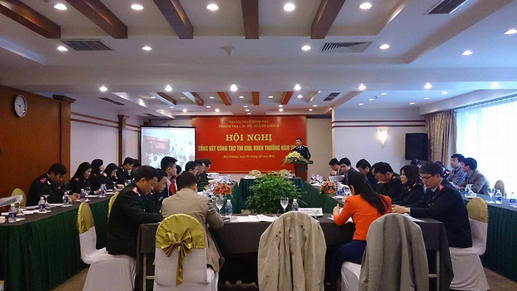 Thanh tra các bộ, ngành - Khối nội chính và kinh tế tổng hợp tổ chức Hội nghị tổng kết công tác thi đua, khen thưởng năm 2015