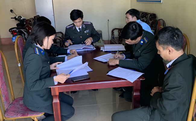 Chi bộ Chi cục THADS huyện Như Xuân tổ chức Hội nghị kiểm điểm tập thể Chi bộ, đảng viên và tổng kết công tác đảng năm 2020