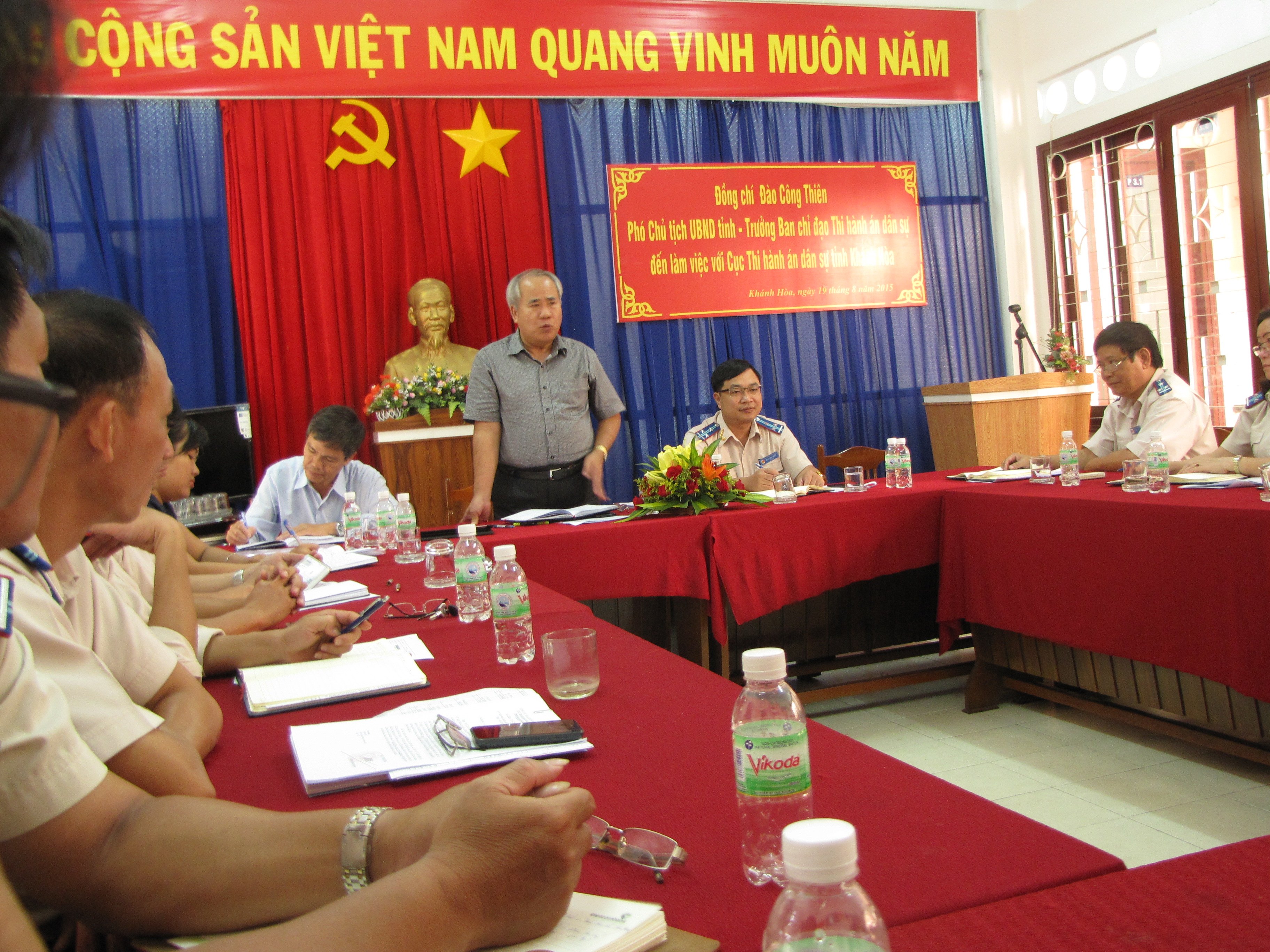 Phó Chủ tịch UBND tỉnh – Trưởng Ban chỉ đạo THADS tỉnh làm việc với Cục THADS