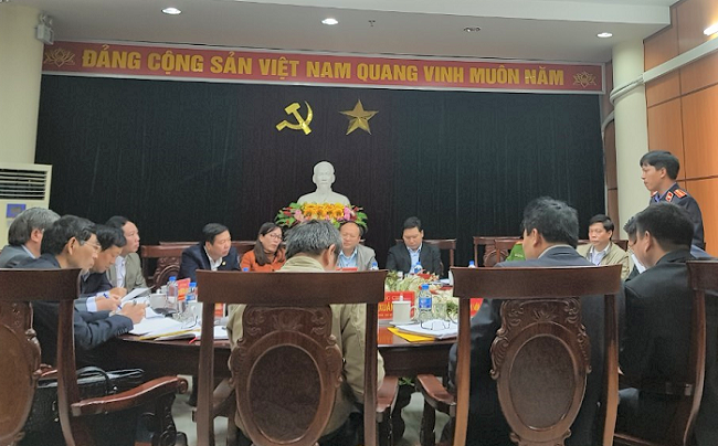 ĐOÀN CÔNG TÁC SỐ 4 CỦA BCĐTƯ VỀ PHÒNG CHỐNG THAM NHŨNG LÀM VIỆC TẠI THÀNH ỦY THÀNH PHỐ THANH HÓA VỀ CÔNG TÁC THU HỒI TIỀN, TÀI SẢN CHO NHÀ NƯỚC