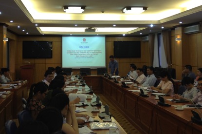 Hội nghị triển khai Thông tư số 13/2014/TT-BTP hướng dẫn thực hiện pháp điển hệ thống QPPL cho các cơ quan thực hiện pháp điển