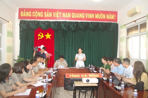 Đoàn công tác của Tổng cục Thi hành án dân sự làm việc tại Kiên Giang, Cà Mau