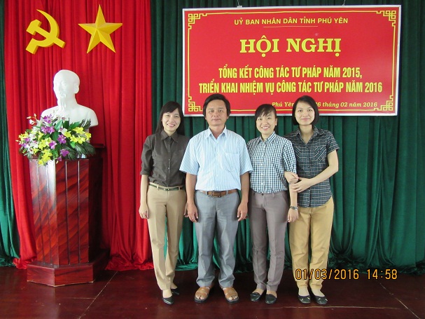 Phòng Văn bản Sở Tư pháp tỉnh Phú Yên - điển hình tiên tiến ngành Tư pháp