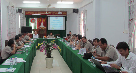 Họp giao ban công tác quý IV năm 2019