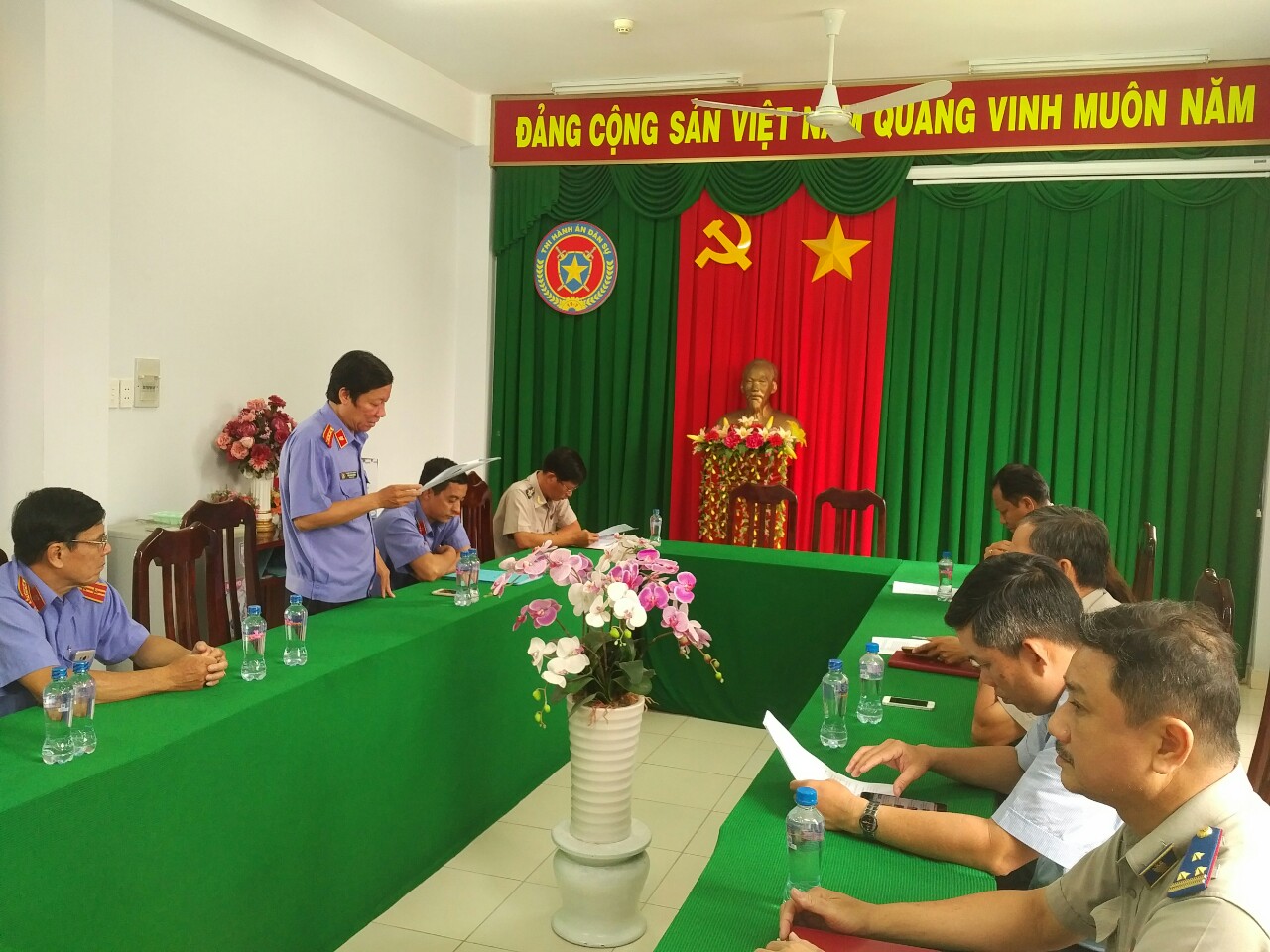 Viện kiểm sát nhân dân Tỉnh phúc tra việc thực hiện các kiến nghị, kết luận tại Cục Thi hành án dân sự Tỉnh