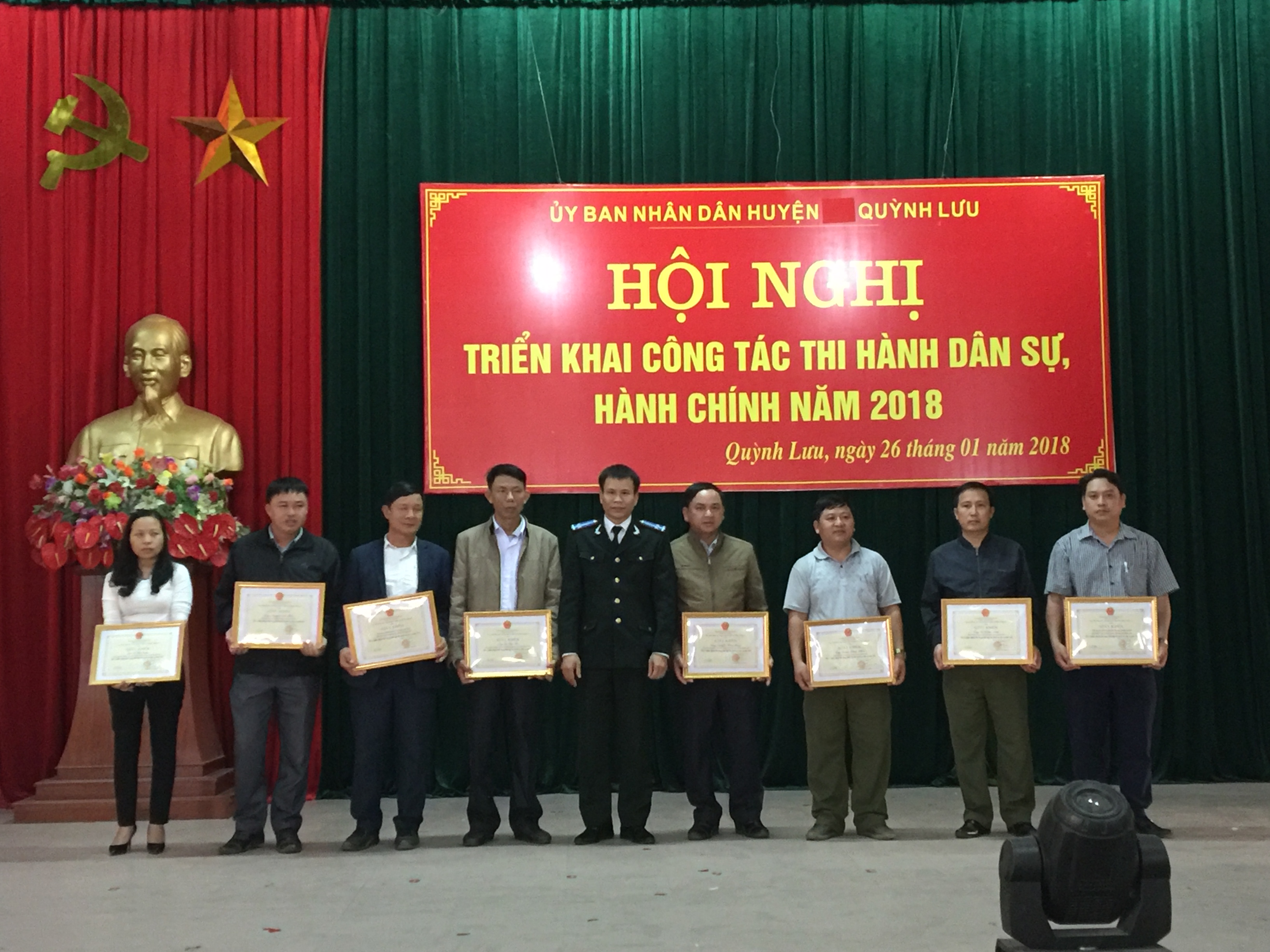 Chi cục THADS huyện Quỳnh Lưu, tỉnh Nghệ An tổ chức Hội nghị triển khai công tác năm 2018