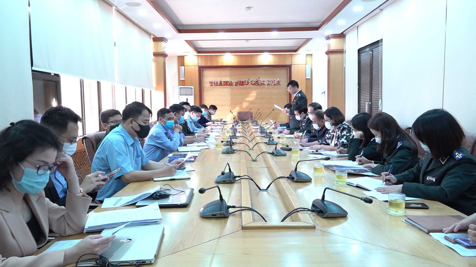 Ban Chỉ đạo Thi hành án dân sự tỉnh Quảng Ninh làm việc tại thành phố Cẩm Phả