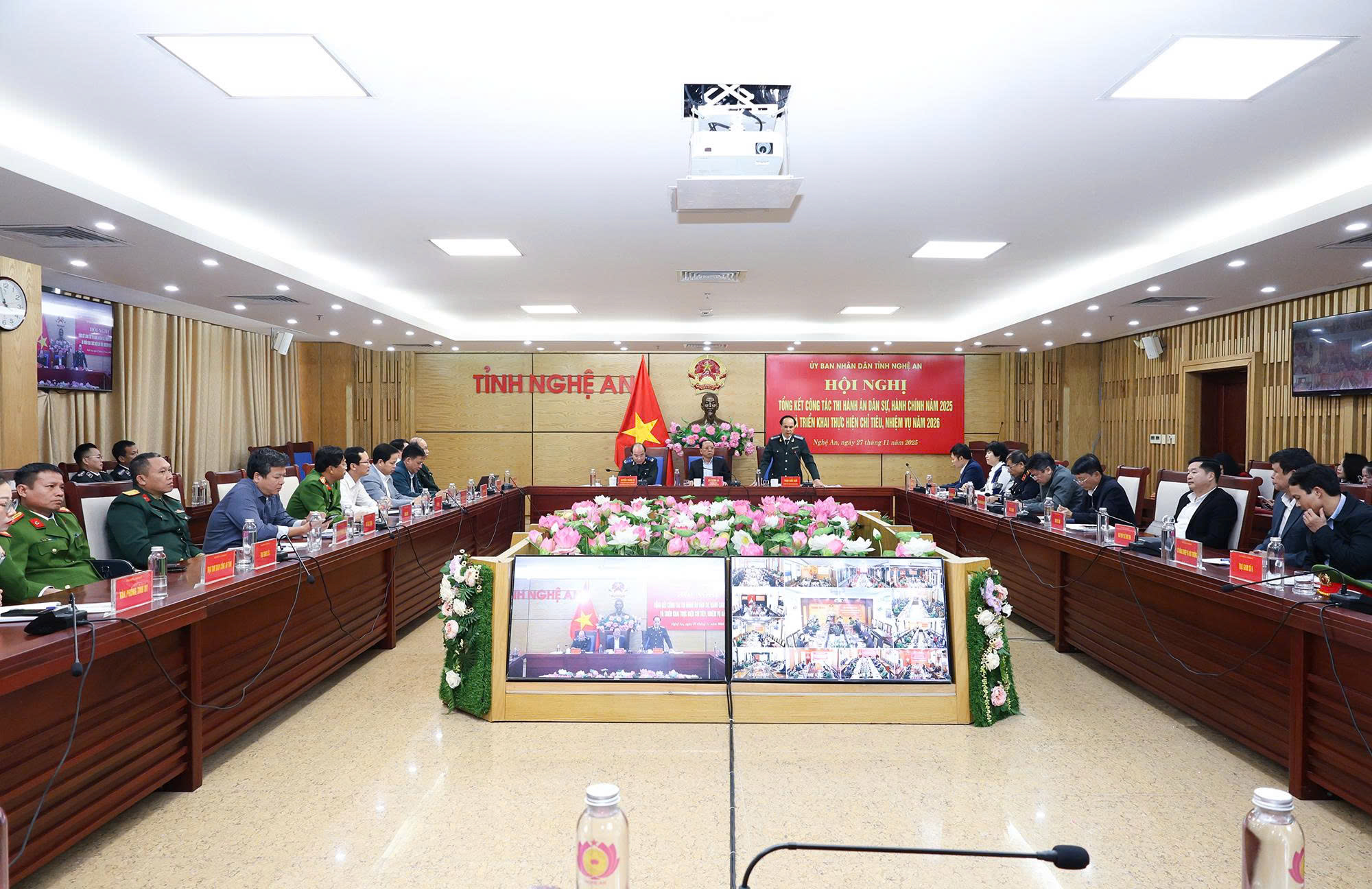 Uỷ ban nhân dân tỉnh Nghệ An tổ chức Hội nghị tổng kết công tác THADS, HC, tổng kết hoạt động BCĐ THADS tỉnh năm 2025 và triển khai thực hiện chỉ tiêu, nhiệm vụ năm 2026.