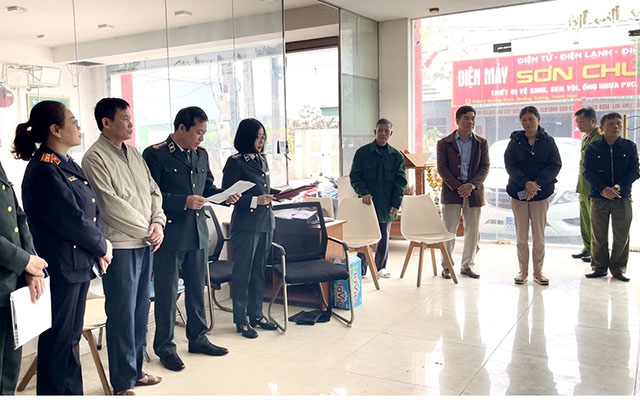 THADS Quảng Xương: cưỡng chế, kê biên tài sản thành công