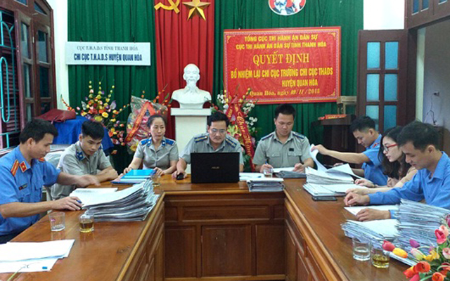 Chi cục THADS huyện Quan Hóa đẩy mạnh thực hiện các giải pháp nhằm hoàn thành chỉ tiêu công tác THADS