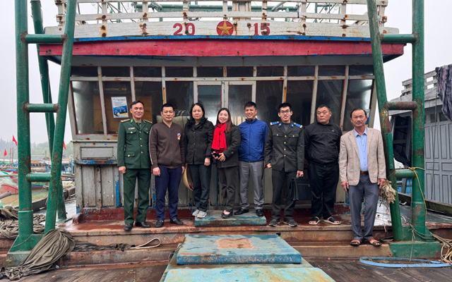 THADS TP Sầm Sơn: cưỡng chế kê biên tài sản đảm bảo là tàu cá thành công