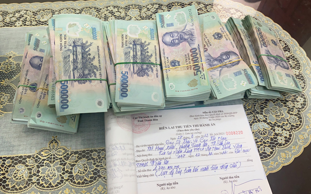 Sầm Sơn: giải quyết dứt điểm vụ việc tín dụng ngân hàng có giá trị thi hành lớn thông qua công tác động viên, thuyệt phục