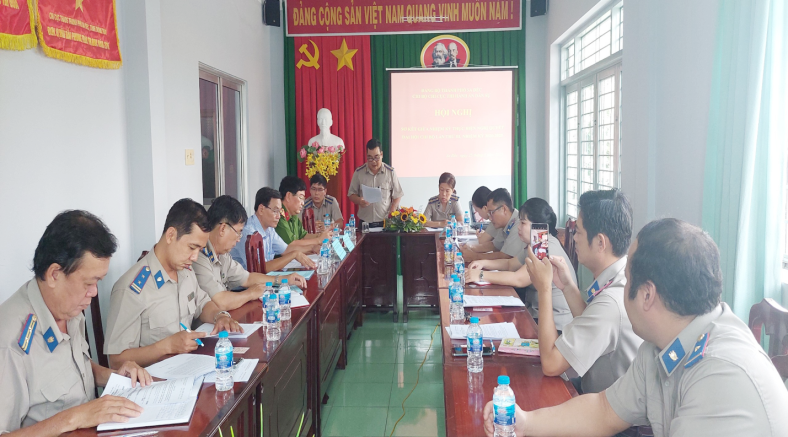 Hội nghị sơ kết giữa nhiệm kỳ Chi bộ Chi cục Thi hành án dân sự thành phố Sa Đéc