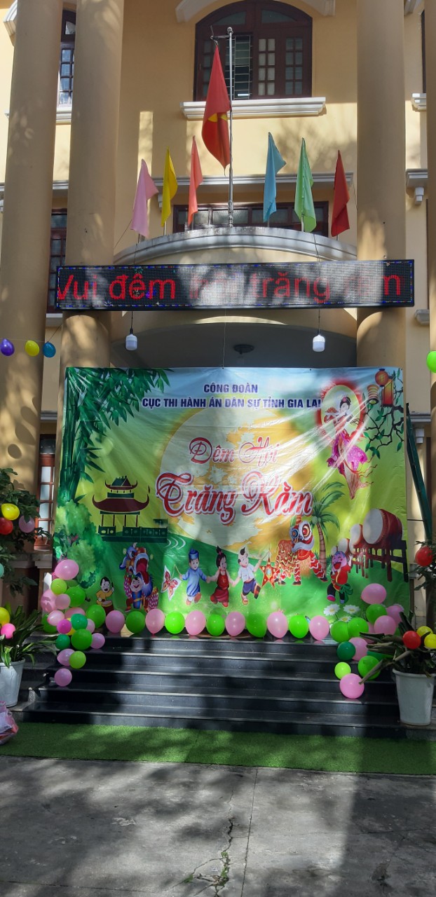CÔNG ĐOÀN CỤC THI HÀNH ÁN DÂN SỰ TỈNH GIA LAI TỔ CHỨC TẾT TRUNG THU CHO CON CỦA CÔNG CHỨC VÀ NGƯỜI LAO ĐỘNG