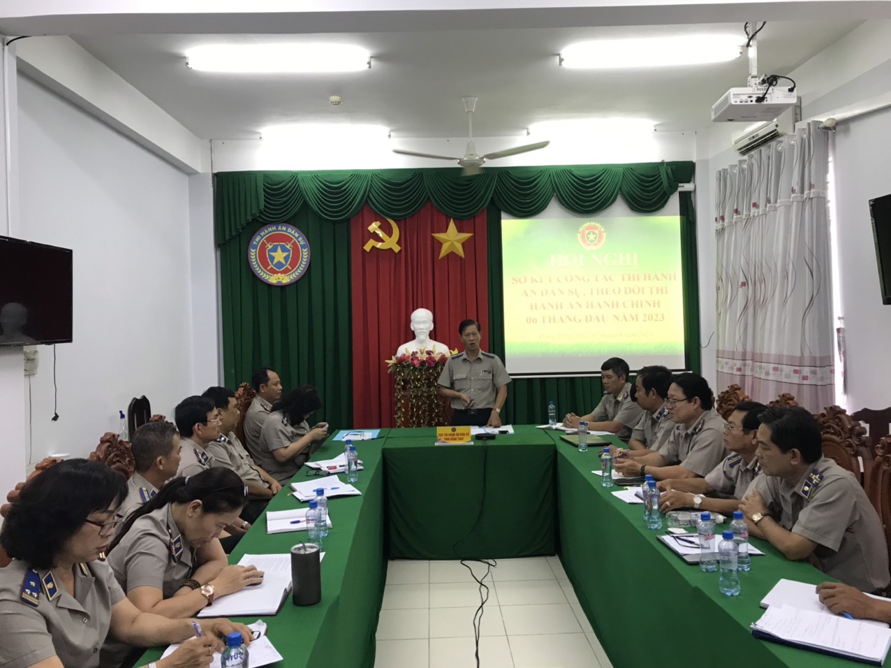 Cục Thi hành án dân sự tỉnh Đồng Tháp tổ chức Hội nghị sơ kết công tác thi hành án dân sự 6 tháng đầu năm 2023