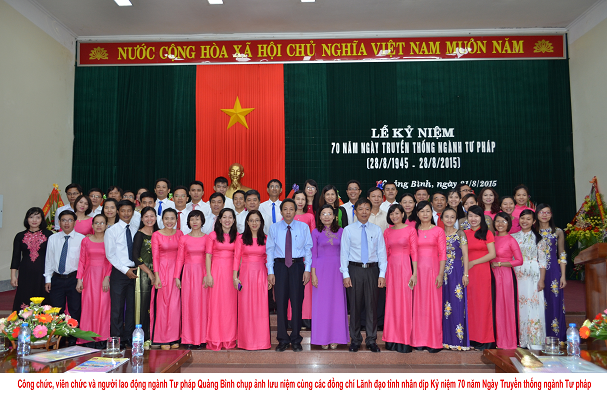 Sở Tư pháp tỉnh Quảng Bình - điển hình tiên tiến ngành Tư pháp