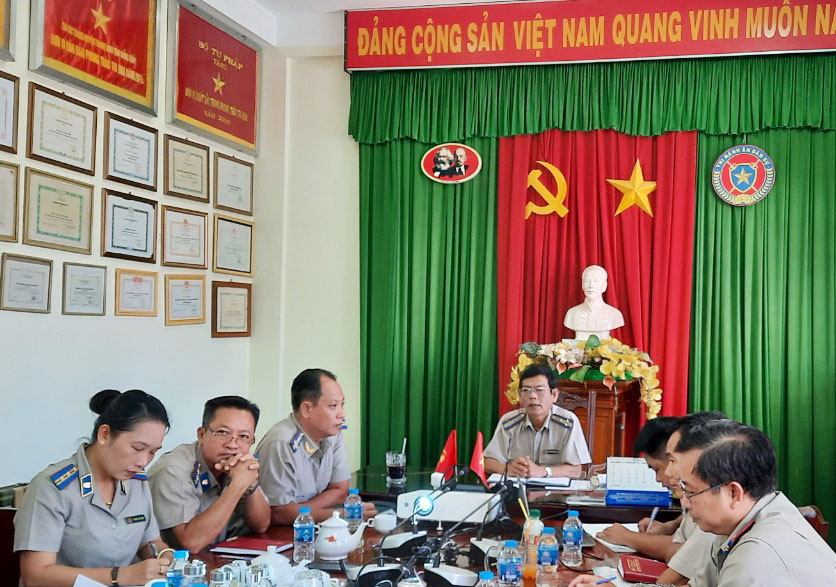 Đánh giá, xếp loại chất lượng công chức, người lao động năm 2023 tại Chi cục Thi hành án dân sự huyện Thanh Bình