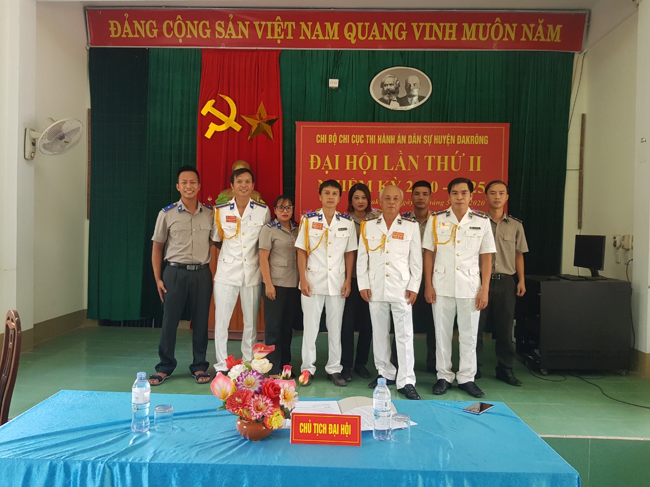 Chi bộ Chi cục Thi hành án dân sự huyện Đakrông tổ chức Đại hội lần thứ III, nhiệm kỳ 2020-2025