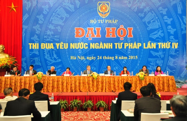 Toàn văn bài phát biểu của đồng chí Hoàng Sỹ Thành - Tổng cục trưởng Tổng cục Thi hành án dân sự tại Đại hội thi đua yêu nước Ngành Tư pháp lần thứ IV