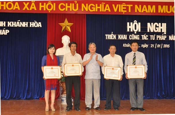 Sở Tư pháp tỉnh Khánh Hòa phát động phong trào thi đua năm 2015