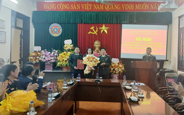 Lễ công bố và trao quyết định bổ nhiệm Trưởng phòng THADS khu vực 8