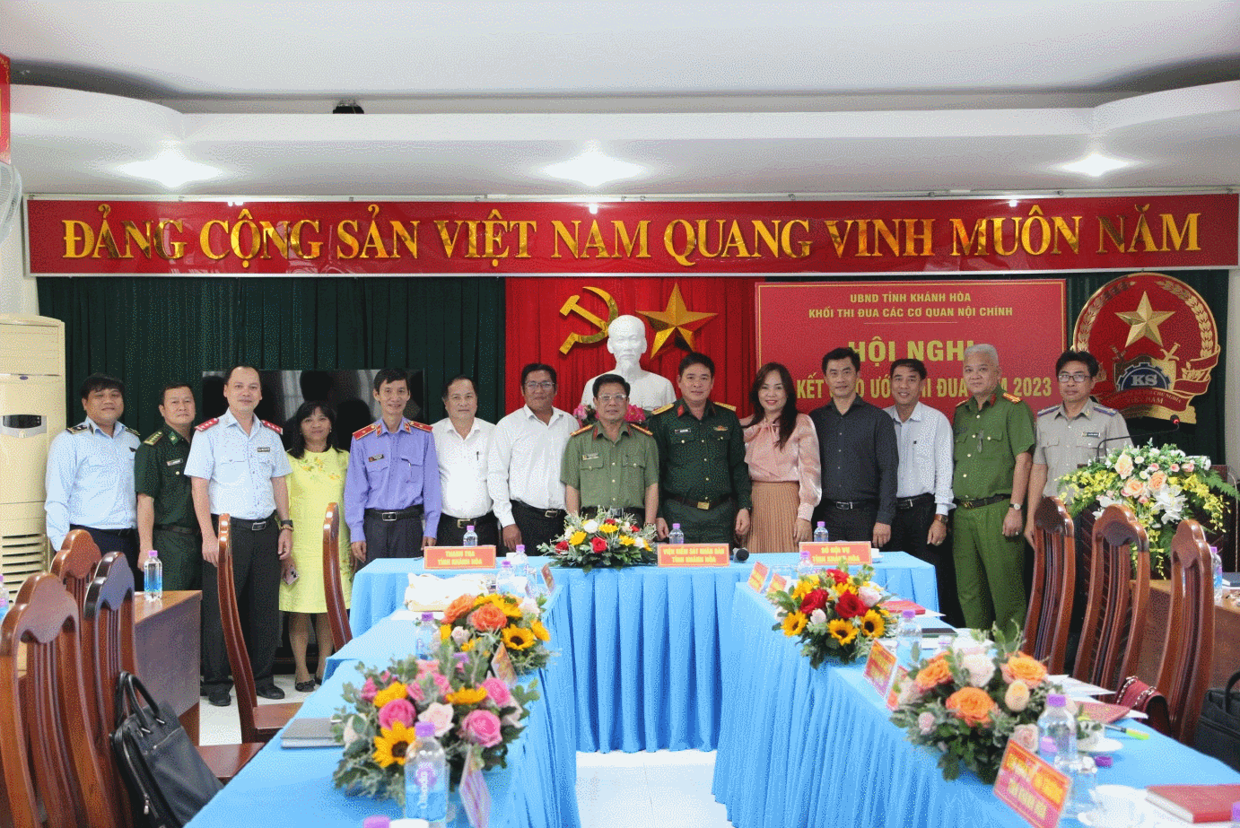 Khối thi đua các cơ quan Nội chính tỉnh tổ chức Hội nghị ký kết giao ước thi đua năm 2023