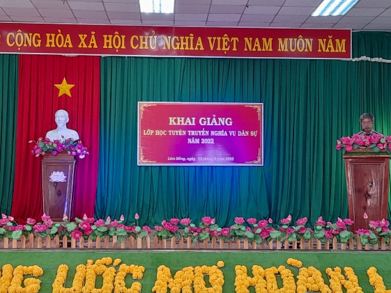 Tuyên truyền pháp luật về thi hành án dân sự cho phạm nhân năm 2022 của Cục Thi hành án dân sự tỉnh Lâm Đồng.
