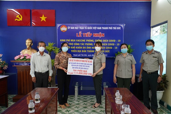 Hệ thống Thi hành án dân sự lan tỏa tinh thần tương thân tương ái trong đại dịch COVID19