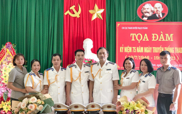 Chi cục THADS huyện Thạch Thành kỷ niệm 75 năm ngày truyền thống THADS (19/7/1946-19/7/2021)