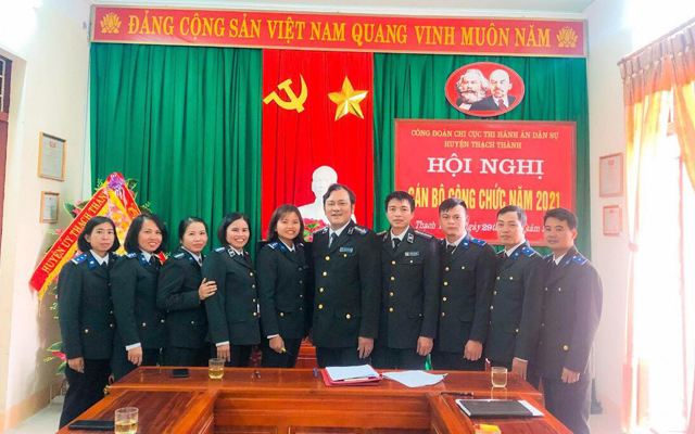 Chi cục THADS huyện Thạch Thành tổ chức Hội nghị cán bộ, công chức năm 2020