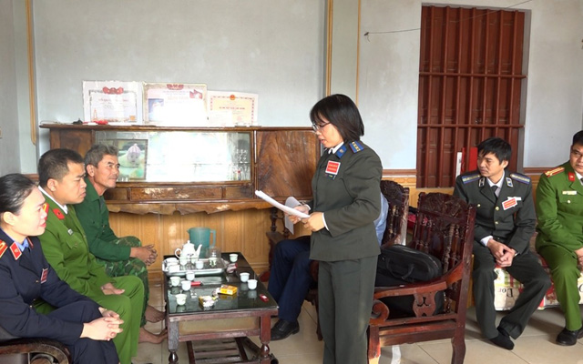 Thạch Thành: cưỡng chế giao quyền sử dụng đất thành công