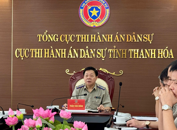 Thông báo kết luận của Trưởng THADS tỉnh Thanh Hóa Trần Văn Dũng tại Hội nghị giao ban triển khai một số nhiệm vụ của cơ quan THADS tỉnh Thanh Hóa