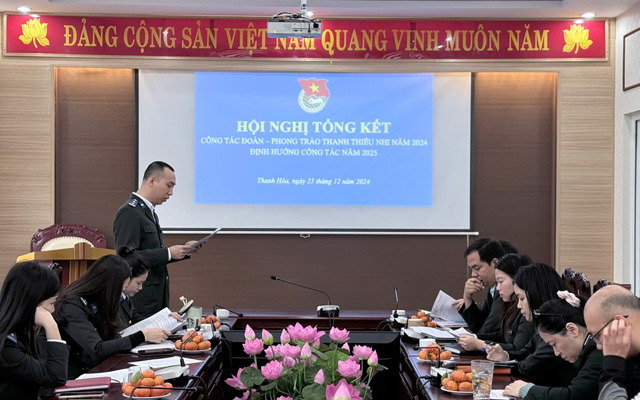 Chi đoàn Cục THADS tỉnh tổ chức Hội nghị tổng kết công tác đoàn - phong trào thanh niên năm 2024, định hướng công tác năm 2025