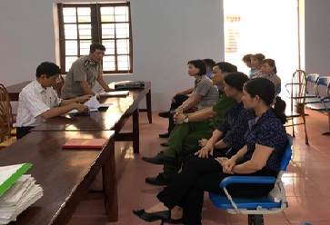 Đoàn kiểm tra Cục THADS kiểm tra công tac 04 tháng đầu năm 2020 tại Chi cục THADS huyện Thọ Xuân