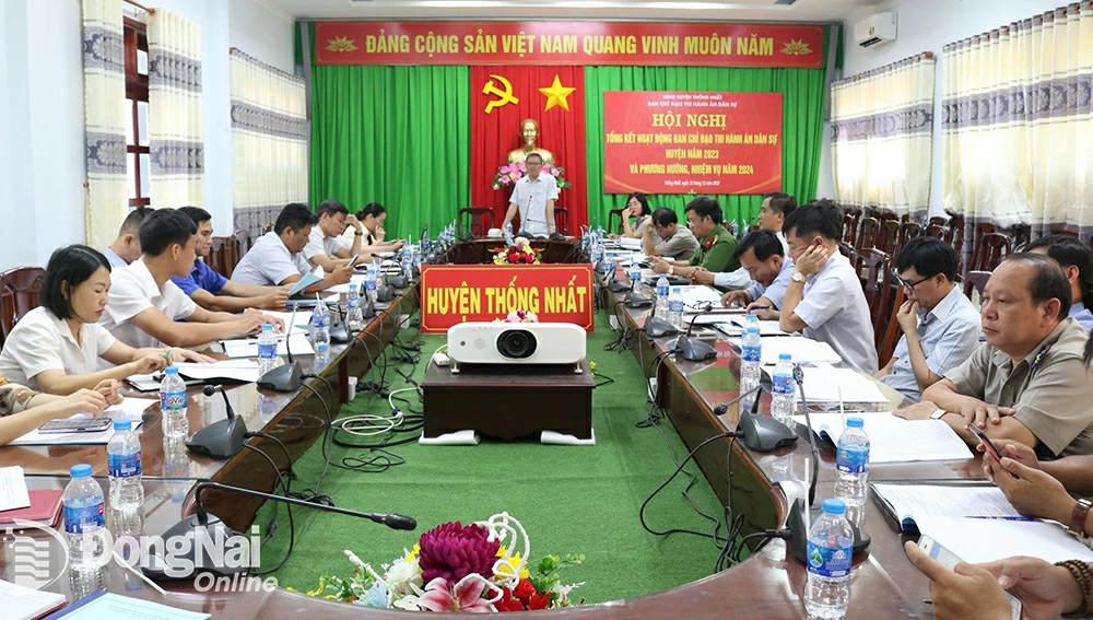 Huyện Thống Nhất nâng cao chất lượng, hiệu quả phối hợp trong công tác thi hành án dân sự