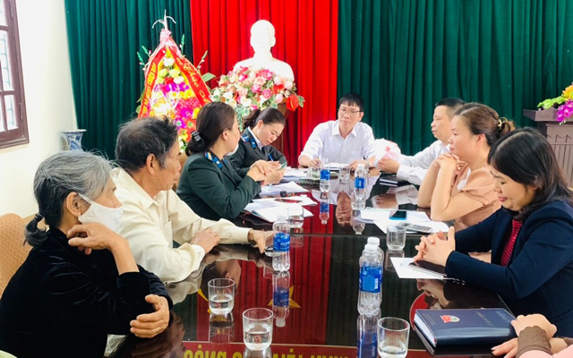 Chi cục Thiệu Hóa tổ chức cho đương sự thỏa thuận thi hành án thành công