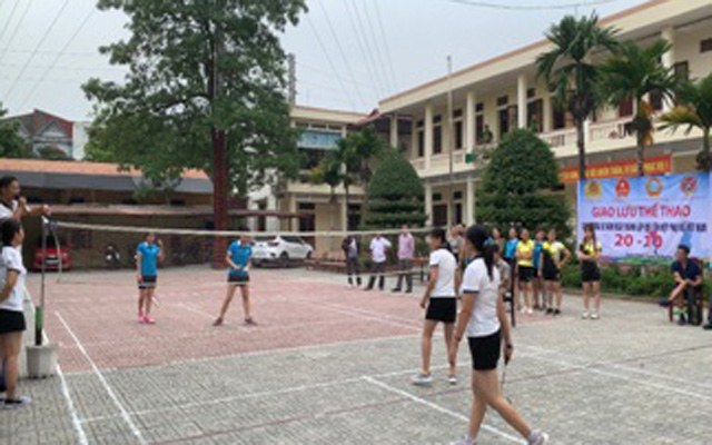 Thiệu Hóa: Công đoàn các cơ quan Công an, Tòa án, Thi hành án dân sự, Kiểm sát tổ chức giao lưu thể thao kỷ niệm ngày Phụ nữ Việt Nam