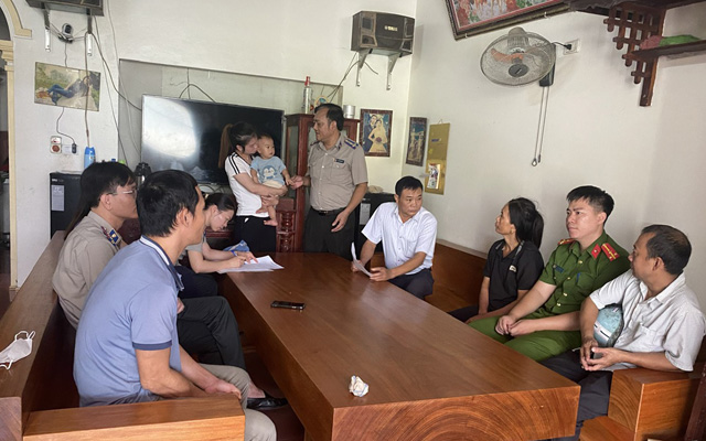 THADS huyện Thiệu Hóa: thi hành quyết định áp dụng biện pháp khẩn cấp tạm thời