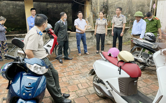 Chi cục THADS huyện Thiệu Hóa giao tài sản thừa kế thành công